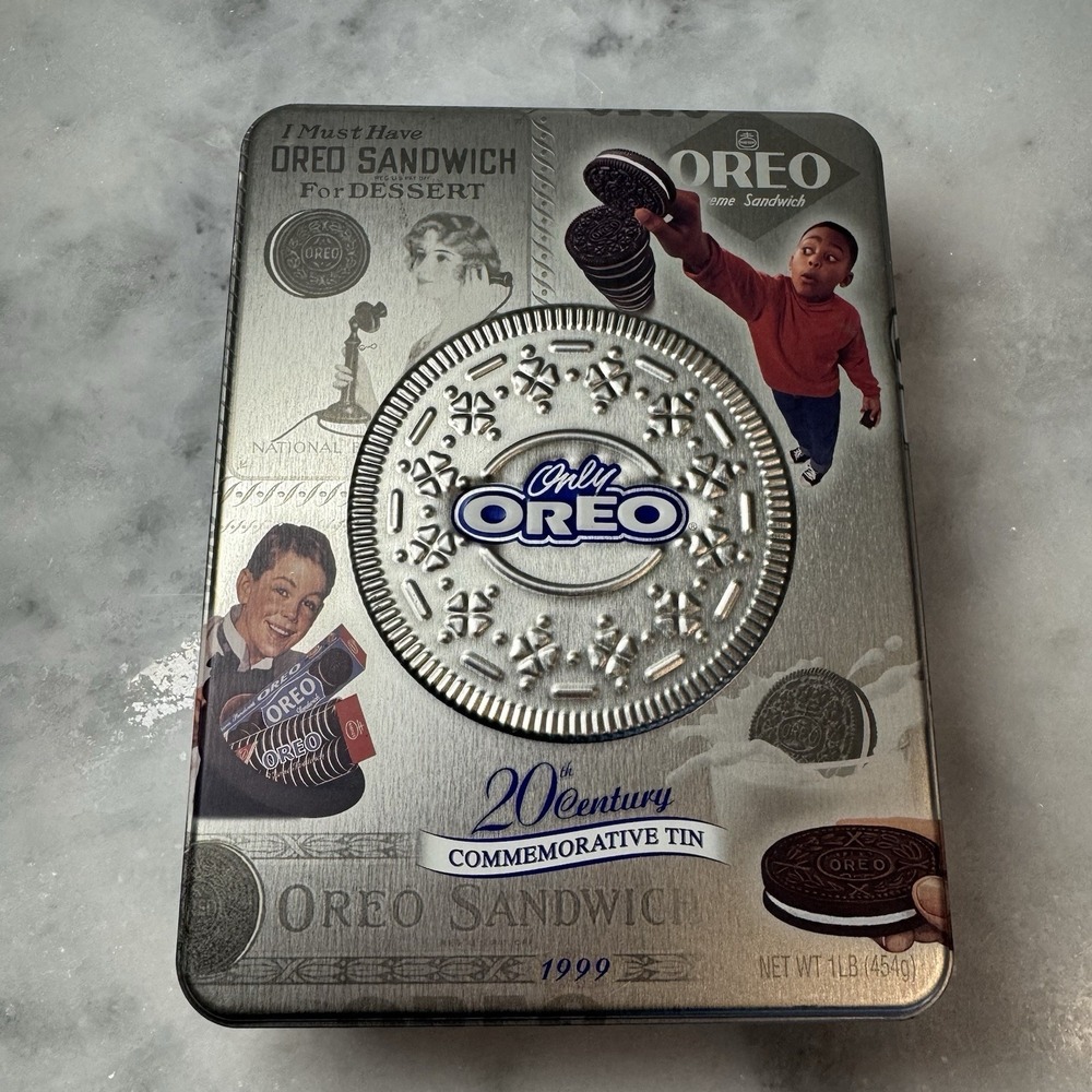 20th Century Oreo Sandwich Cookies Commemorative Tin - 1999